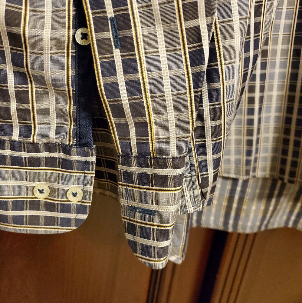 Men Robert Talbott Carmel‎ Dress Shirt Size XL - Picture 6 of 7